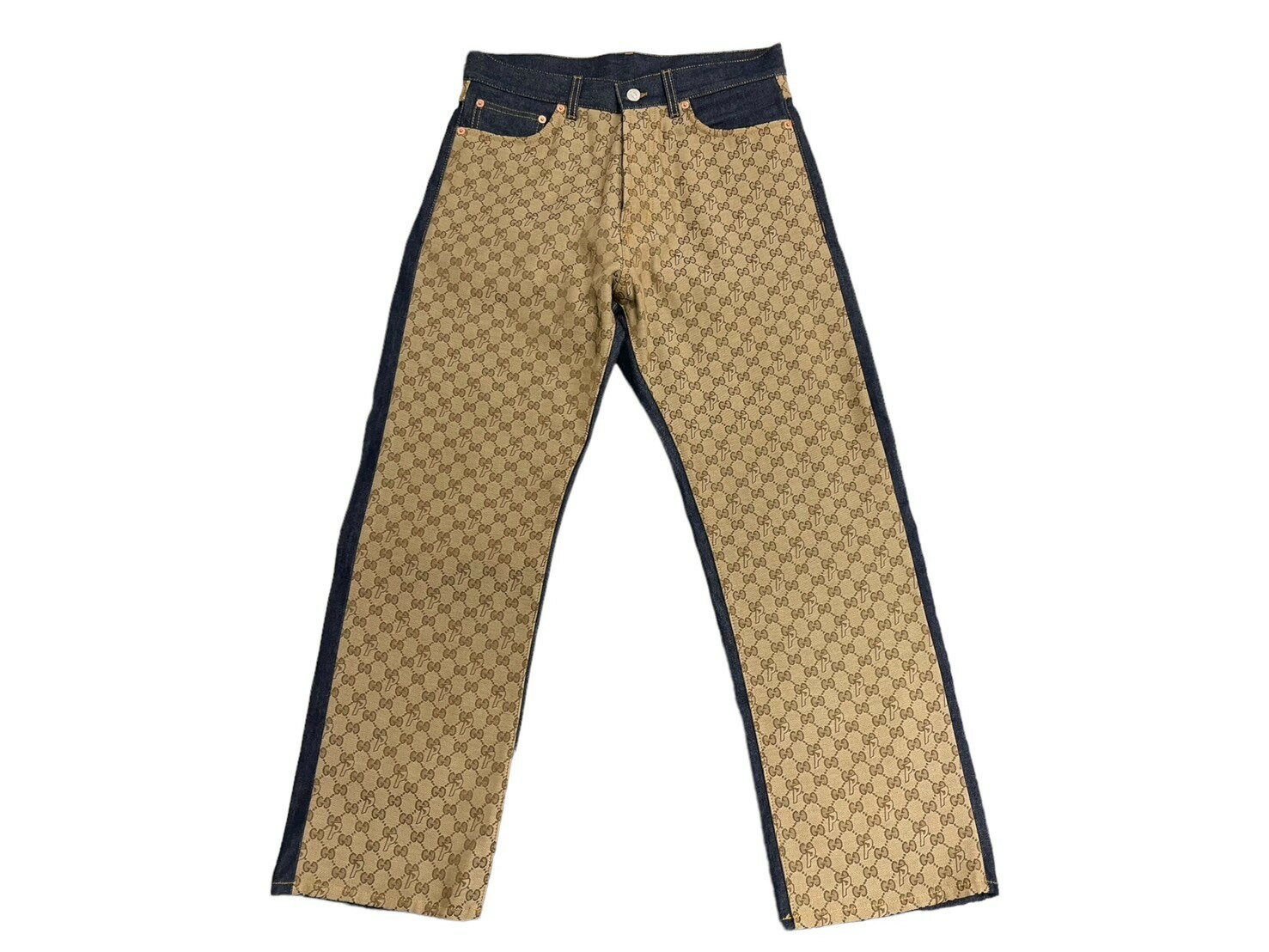  GUCCIPALACE å ߥѥ쥹 GG-P Pattern Baggy Jeans GGץ꡼७Х 723927 XDCAP 30 ֥롼  63191