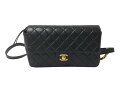 CHANEL シャネル リュック マトラッセ ブラック 3番台 ラムスキン ココマーク ゴールド金具 レディース 美品 中古 63693