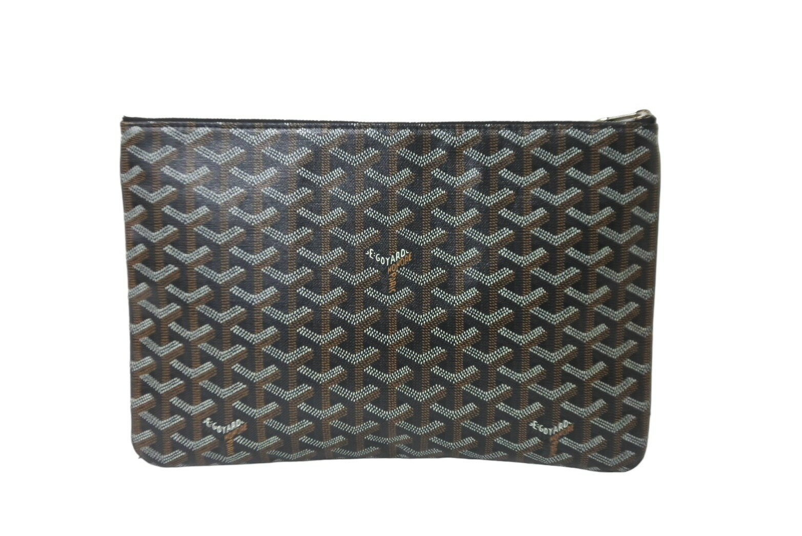極美品 GOYARD ゴヤール セナMM クラッチバッグ セカンドバッグ ヘリンボーン ブラック シ ...
