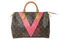LOUIS VUITTON ルイヴィトン V スピーディ30 ボストンバッグ ハンドバッグ モノグラムV M41533 モノグラムキャンバス メンズ レディース...