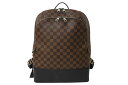 LOUIS VUITTON ルイヴィトン ジェイク バックパック リュック ダミエ エベヌ N41558 キャンバス ブラウン ブラック メンズ レディース 美...