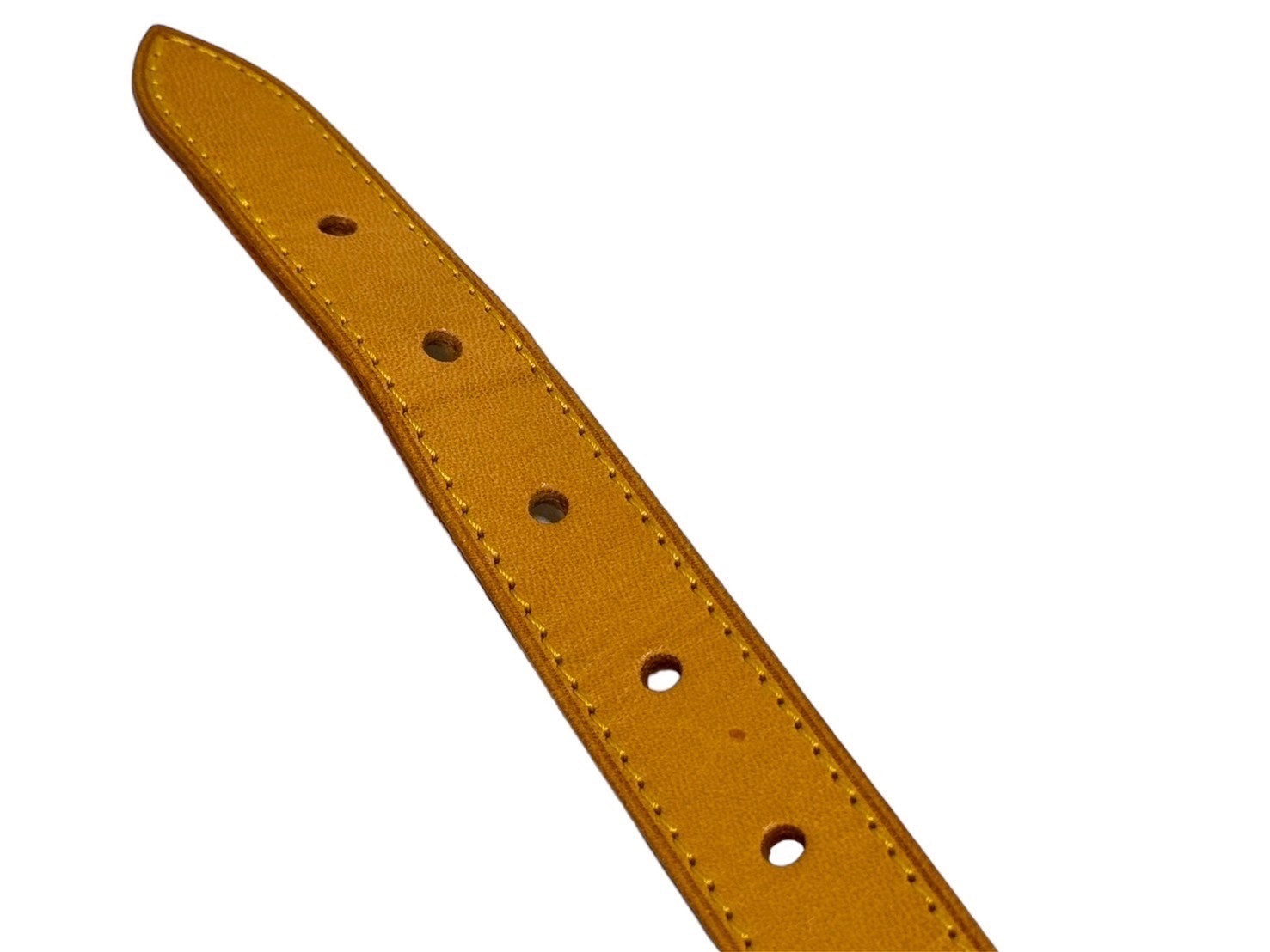 Warashibe_CasanovaのLouisVuitton ルイヴィトン バギー用 ショルダーストラップ TH0076 ヌメ革 ブラウン 美品 中古 65661｜アングル3