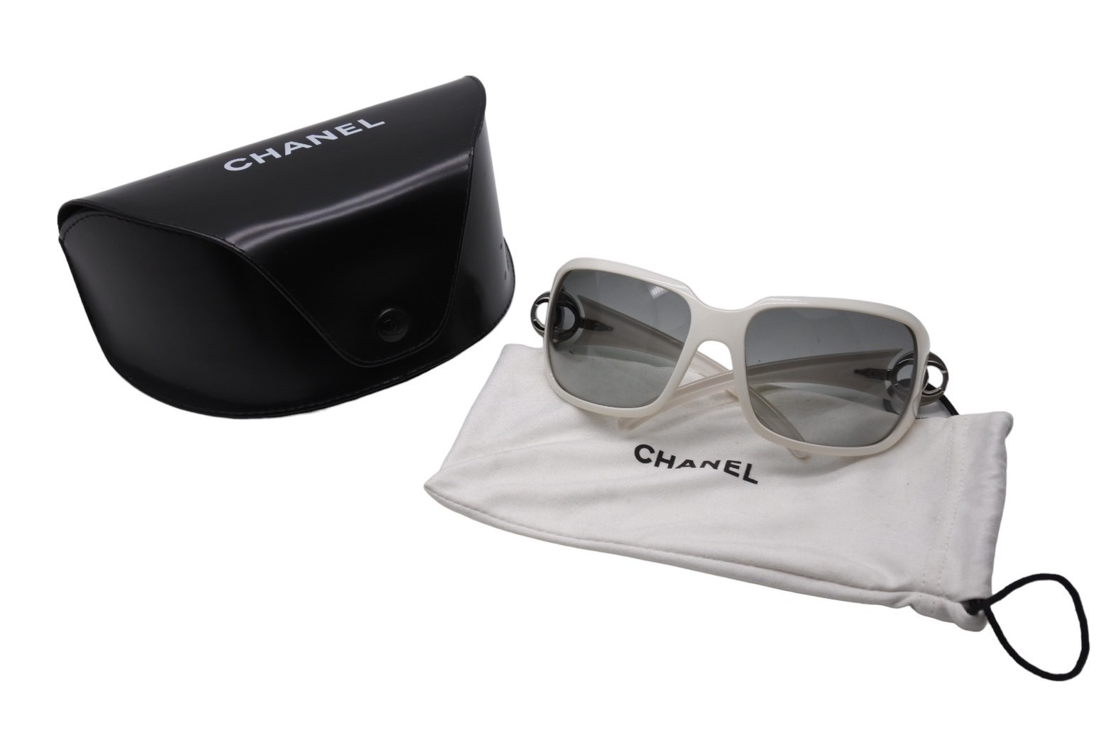 楽天市場】シャネル chanel サングラス ホワイトの通販