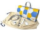 LOUIS VUITTON ルイヴィトン キーポル バンドリエール50 ボストンバッグ 2018 FIFA WORLD CUP ウクライナカラー 美品 中古 6...