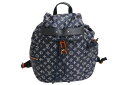 LOUIS VUITTON ルイヴィトン ディスカバリー バックパック リュック M43693 モノグラムインク ネイビー メンズ レディース 美品 中古 4c...
