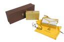 新品同様 GOYARD ゴヤール ミノディエール トランクバッグ MINA55PMLTY60CL60O ゴールド PVC レザー ゴールド金具 中古 4c067...