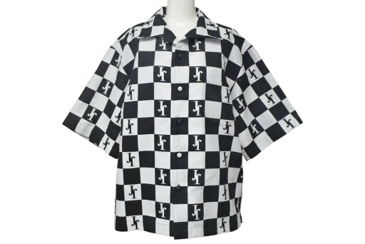 極美品 JIRO ジロー 半袖ジャケット サイズL チェック柄 トップス コットン ポリエステル 日本製 ブラック ホワイト 中古 4c067977 極美品 JIRO ジロー 半袖ジャケット サイズL チェック柄 トップス コットン ポリエステル 日本製 ブラック ホワイト 中古 4c067977