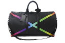 LouisVuitton ルイヴィトン キーポル バンドリエール 50 ボストンバッグ タイガ M30345 レインボー マルチカラー 美品 中古 4c0681...