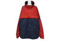 NAUTICA ノーティカ セーリングジャケット ナイロン ブルゾン XL レッド ネイビー コットン ナイロン 美品 中古 4c069408