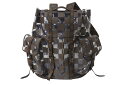 極美品 LOUIS VUITTON ルイヴィトン クリストファー MM リュック バックパック M20865 モノグラムチェス 22AW ブラウン クリア 中古...