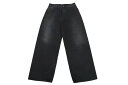 極美品 BALENCIAGA バレンシアガ DENIM SIZE STICKER BAGGY LARGE BAGGY FIT デニムパンツ 767977 サイズ...