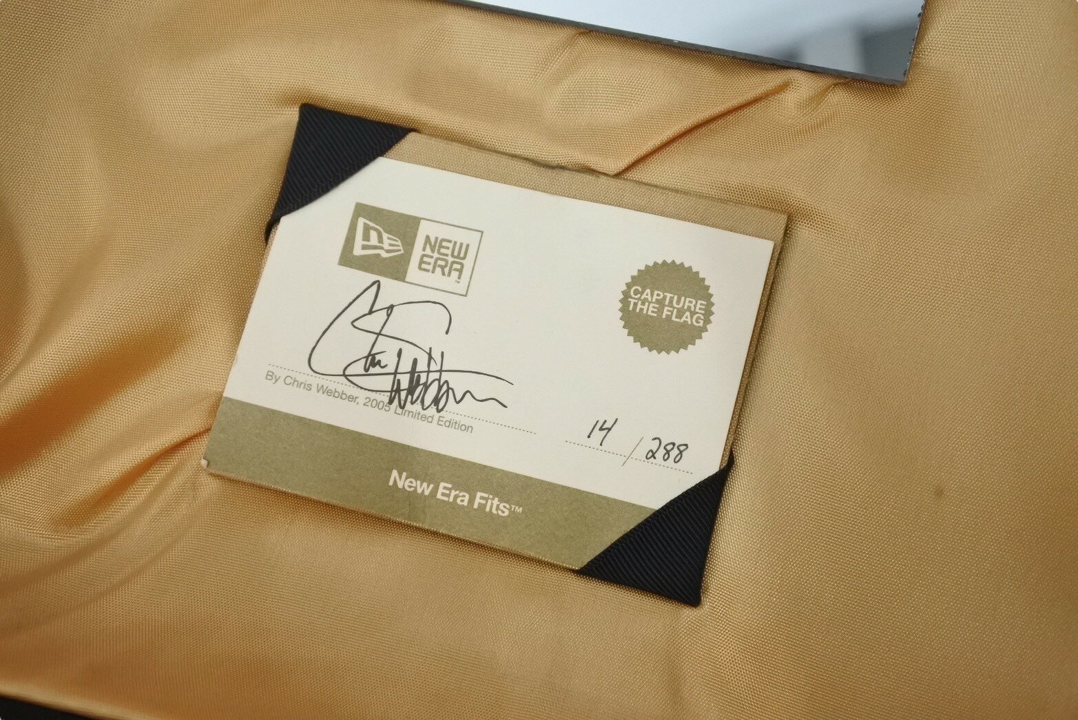NEW ERA ニューエラ キャップ デニム NBA CHRIS WEBBER LIMITED 刺繍 サイズ7 3/4 62cm 美品 中古 4c070477