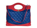 CHANEL シャネル シャネル31 トランテアン トートバッグ 3WAYバッグ 26番台 ココマーク ラムスキン キルティング ブルー レッド 美品 中古 4...