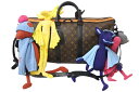 【極美品】LOUIS VUITTON ルイ・ヴィトン キーポル バンドリエール50 2021春夏ショーコレクション M45631 ブラウン マルチカラー ブラン...