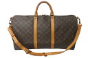 LOUIS VUITTON ルイヴィトン キーポル50 ボストンバック M41426 VI1910 モノグラム キャンパス ブラウン美品 中古 4c071228