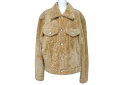 【新品未使用】LOUIS VUITTON ルイヴィトン シアリングトラッカージャケット 1AGJG5 サイズ50 シープスキン ウール ブランド メンズ ジャケ...