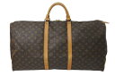 LOUIS VUITTON ルイヴィトン モノグラム キーポル45 ボストンバッグ M41428 ブラウン ゴールド金具 ブランド メンズ レディース バッグ ...