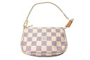 LOUIS VUITTON ルイ・ヴィトン ミニポシェットアクセソワール アクセサリーポーチ N58010 ダミエアズール ホワイト ブランド レディース バッ...