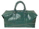 【新品未使用】GOYARD ゴヤール ボストンバッグ ボーイング 55 ヘリンボーン PVC レザー グリーン 2025年 ブランド メンズ レディース バッグ...