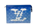 【新品同様】LOUIS VUITTON ルイ・ヴィトン ポシェット ヴォワヤージュ クラッチバッグ モノグラム クラウズ キャンバス M45480 ブランド バ...