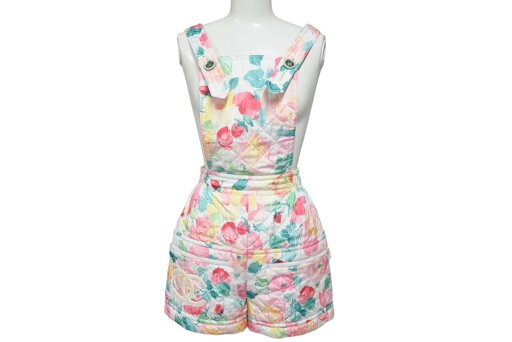 CHANEL シャネル Floral Pattern Overalls 花柄 サロペット ココマーク サイズ 34 ポリエステル ブランド レディース 美品 中古 4c073210 CHANEL シャネル Floral Pattern Overalls 花柄 サロペット ココマーク サイズ 34 ポリエステル ブランド レディース 美品 中古 4c073210