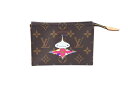 【新品未使用】LOUIS VUITTON ルイ・ヴィトン 村上隆 LV × TM トリオ ポッシュ トワレ ポーチ M13762 モノグラム オニオンヘッド 新...