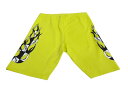 未使用 CHROME HEARTS クロムハーツ Matty Boy マッティボーイ リンク バイカー ショーツ ライムグリーン コットン M 中古 4c075...
