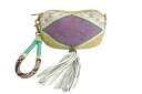 LOUIS VUITTON ルイヴィトン ポシェット ナイトバード 2010 Collection モノグラムキャンバス レザー バイオレット 美品 中古 4c...