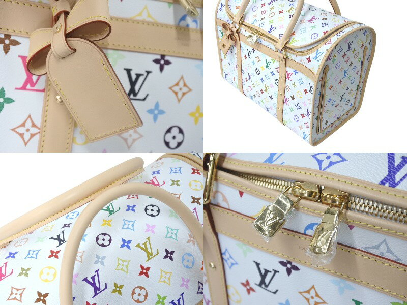 ����̤���� LOUIS VUITTON �륤�����ȥ� LV x TM ���å��������� NM M13741 �ɥå��Хå� ��Υ���� �ޥ�����顼 �ۥ磻�� ¼��δ ��� 4c073196