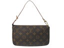 極美品 LOUIS VUITTON ルイヴィトン アクセサリーポーチ ポシェットアクセソワール M51980 モノグラム ブラウン スト付き 中古 4c0759...