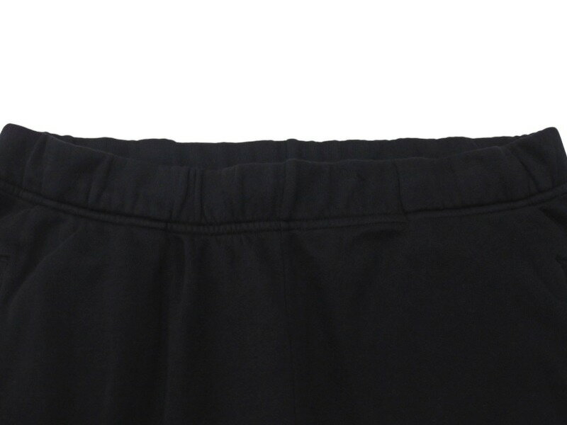 CHROME HEARTS クロムハーツ YNOT ワイノット ロゴ刺繍 スウェットパンツ アメリカ製 コットン ブラック サイズL 美品 中古 4c076184