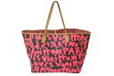 【極美品】LOUIS VUITTON ルイヴィトン トートバッグ ネヴァーフルGM モノグラムグラフィティ フューシャ M93701 レディース バッグ 中古 ...
