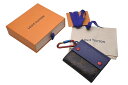 LOUIS VUITTON ルイヴィトン モノグラム タイガ コンパクトウォレット 三つ折り財布 M63041 ブラウン ブルー レッド 美品 中古 4b000032(4)