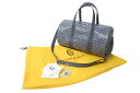 新品同様 GOYARD ゴヤール バレル40 スポーツバッグ ボストンバッグ BARREL040TY01CL03P PVC レザー グレー シルバー金具 中古 ...
