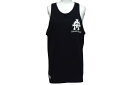 CHROME HEARTS クロムハーツ トリプルCHクロスプリント クルーネック タンクトップ ノースリーブカットソー ブラック サイズS 美品 中古 4b0...