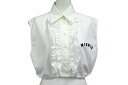 MIU MIU ミュウミュウ 21SS ノースリーブ ショートレングス ポプリンシャツ ブラウス ホワイト サイズ38 MK1528 美品 中古 4b00025...
