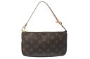 極美品 LOUIS VUITTON ルイヴィトン ポシェット アクセソワール アクセサリーポーチ M51980 モノグラム PVC レザー 中古 4b00084...