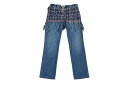 CHANEL シャネル デニムパンツ ジーンズ P33103V23647 サイズ36 ランウェイコレクション ツイード ブルー マルチカラー 美品 中古 4b0...