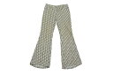 Christian Dior クリスチャンディオール トロッター フレアパンツ 5H12044312 ベージュ コットン サイズ34 美品 中古 4b00079...