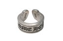 CHROME HEARTS クロムハーツ ラージ スクロースラベル リング 18号 重量約18.4g シルバー925 美品 中古 4b001499