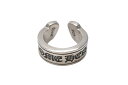 CHROME HEARTS クロムハーツ ラージ スクロースラベル リング 14号 重量約15.1g シルバー925 美品 中古 4b001502
