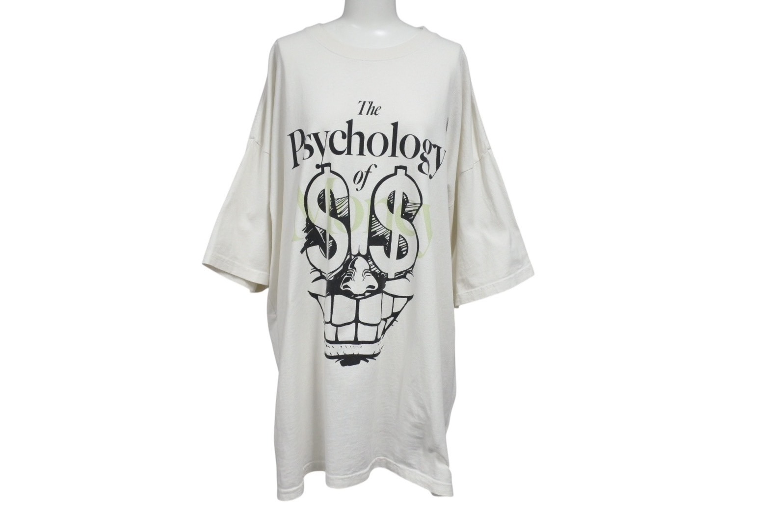 極美品 SATOSHINAKAMOTO サトシナカモト PSYCHOLOGYTEETシャツ RN169467 コットン サイズXL ホワイト マルチカラー 美品 中古 4b002017
