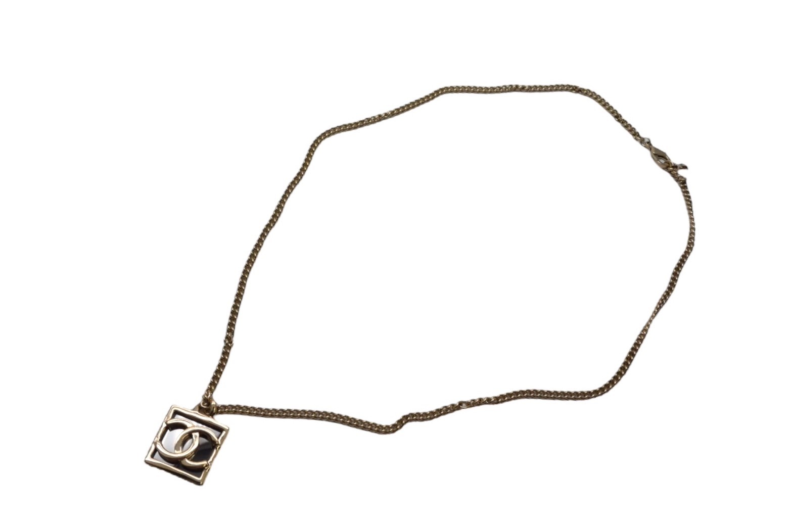 乐天商城 - 極美品 CHANEL シャネル ネックレス スクエア ココマーク アクセサリー 2way ABB742 A23B刻印 GP ゴールド 中古 4c074262
