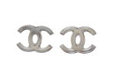 CHANEL シャネル ココマーク ピアス 重量約1.8g 09C刻印 ココマーク メタル プラスチック GP ゴールド クリア 両耳用 美品 中古 4b001981