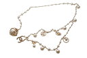 CHANEL シャネル チェーンベルト 06A刻印 ココマーク フェイクパール ラインストーン メタル GP ゴールド 鳥カゴモチーフ 美品 中古 4b0026...
