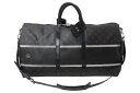 LOUIS VUITTON ルイヴィトン ボストンバッグ キーポル バンドリエール55 藤原ヒロシ フラグメント ブラック M43414 良品 中古 4c060...