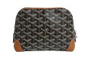 新品未使用 GOYARD ゴヤール ポーチ ヴァンドーム コスメティックポーチ ブラウン シルバー金具 中古 4b003702(4)