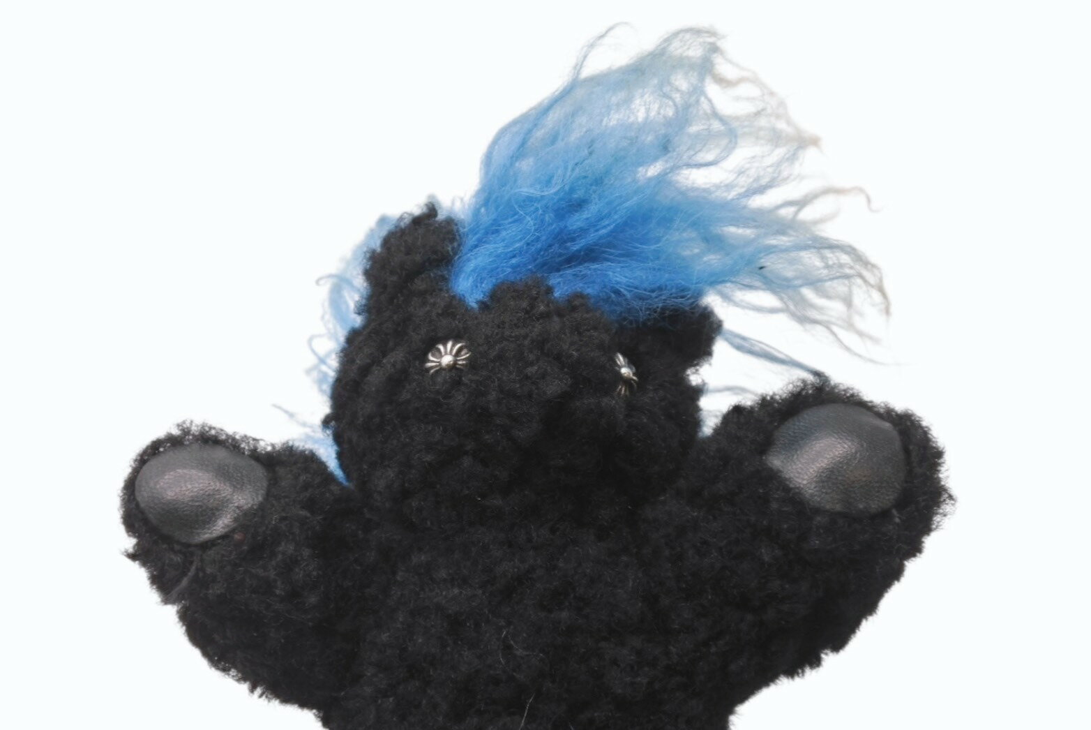 CHROME HEARTS ������ϡ��� TEDDY BEAR �ƥǥ��٥� ������� ���㡼�� �������ܡ��� ����С�925 �֥�å� �֥롼 ���� ��� 4b004274