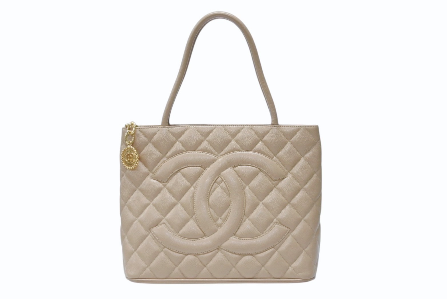 CHANEL シャネル トートバッグ ベージュ系(総柄) 4500125E0097 CHANEL シャネル トートバッグ ベージュ系(総柄) 4500125E0097