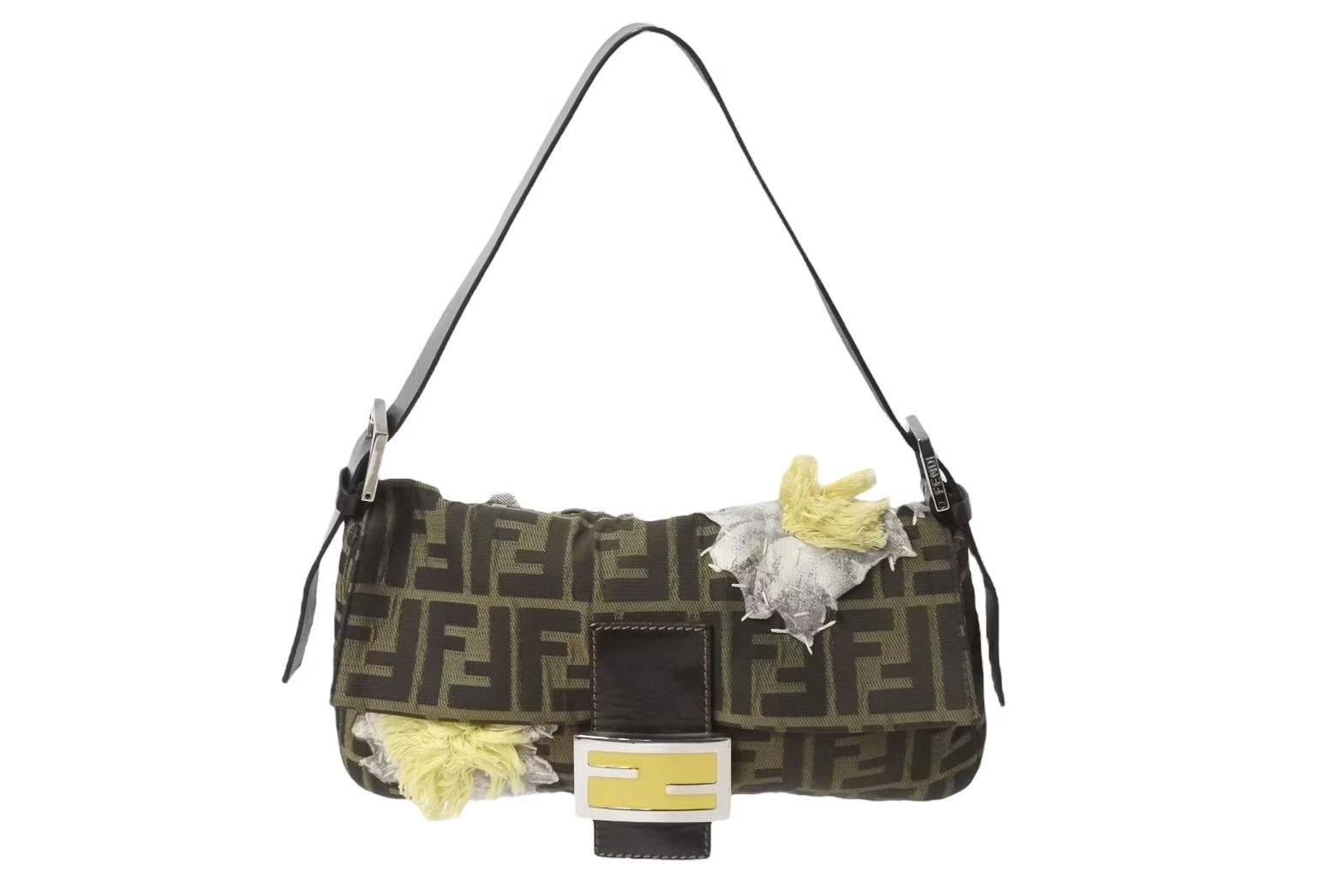 ★国内発送★【FENDI】FFモチーフ刺繍 コンパクトバッグ 楽天市場】刺繍(ブランドフェンディ)(バッグ・小物・ブランド